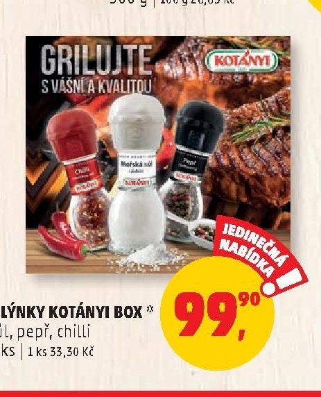 Mlýnky Kotányi box