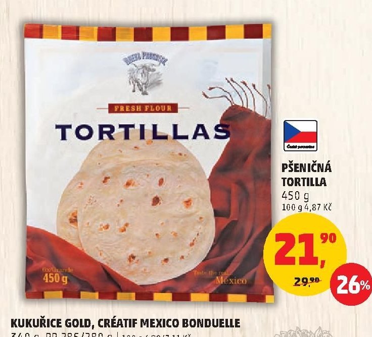 Pšeníčná tortilla