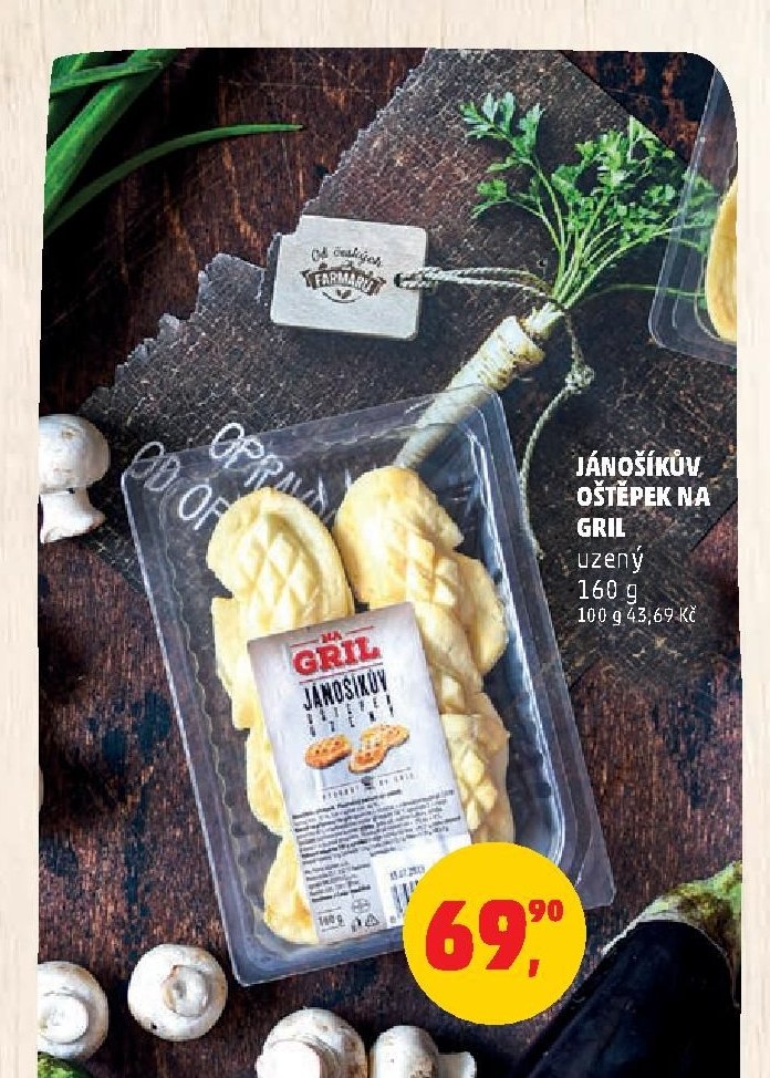 Jánošíkův oštěpek na gril uzený 160 g