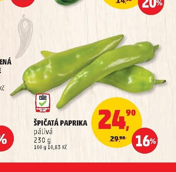 ŠPIČATÁ PAPRIKA