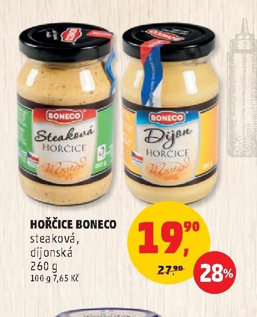 Hořčice Boneco steaková, dijonská