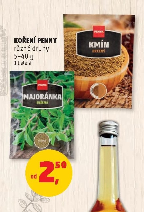 Koření Penny různé druhy