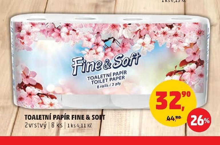 Toaletní papír Fine & Soft