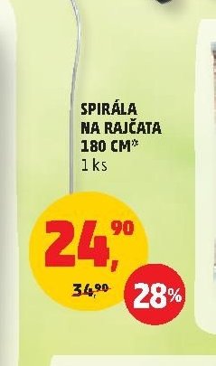 SPIRÁLA NA RAJČATA 180 CM
