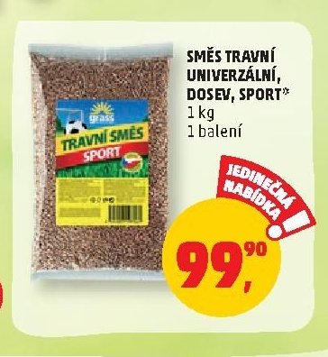 SMĚS TRAVNÍ UNIVERZÁLNÍ, DOSEV, SPORT