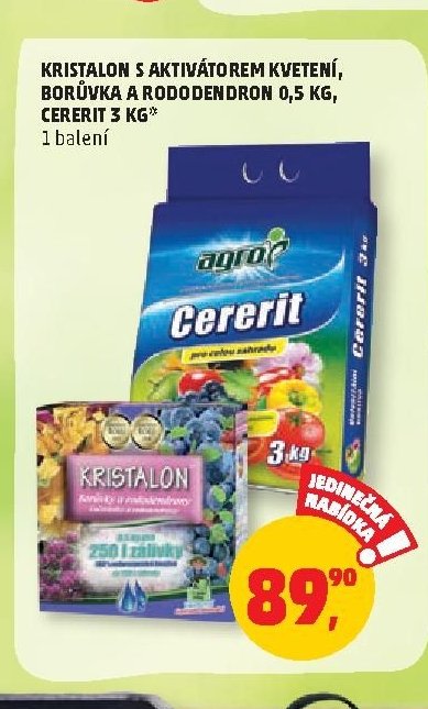 KRISTALON S AKTIVÁTOREM KVETENÍ