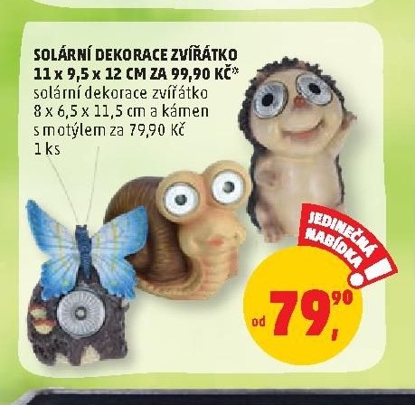 SOLÁRNÍ DEKORACE ZVÍŘÁTKO