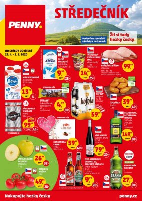 akční leták Penny Market 29.4.2020-5.5.2020