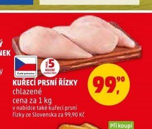 KUŘECÍ PRSNÍ ŘÍZKY chlazené