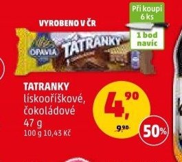TATRANKY lískooříškové, čokoládové