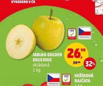 JABLKA GOLDEN DELICIOUS