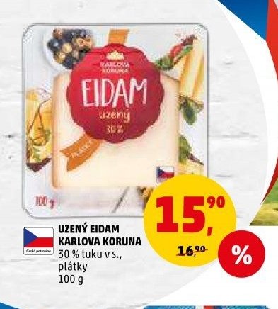 Uzený eidam Karlova Koruna