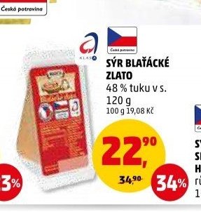 Sýr Blaťácké zlato