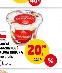 Tradiční pomazánkové Karlova Koruna