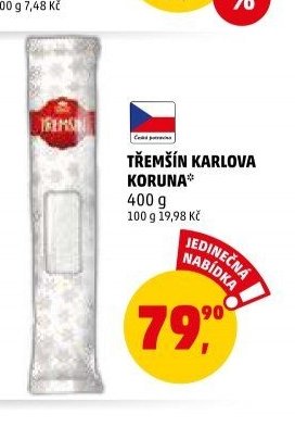 TŘEMŠÍN KARLOVA KORUNA