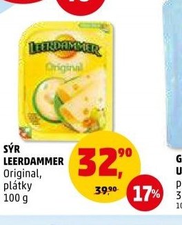 SÝR LEERDAMMER Original, plátky 100 g
