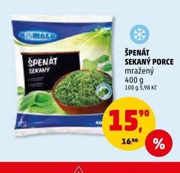 ŠPENÁT SEKANÝ PORCE mražený 400 g