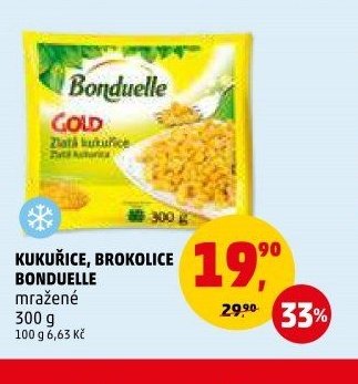 KUKUŘICE, BROKOLICE BONDUELLE mražené 300 g