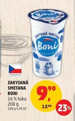 Zakysaná smetana Boni