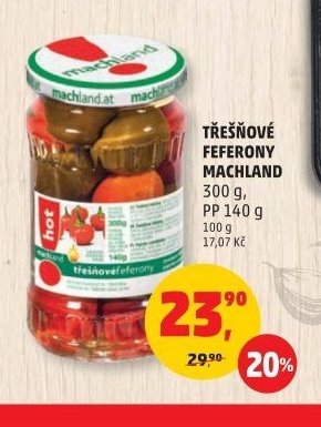 Třešňové feferony Machland