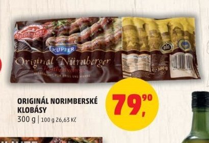Originál Norimberské klobásy