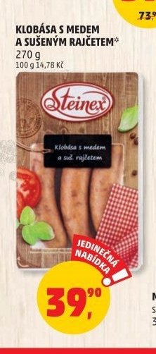 Klobása s medem a sušeným rajčetem