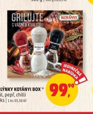 Mlýnky Kotányi box