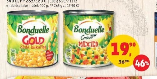 KUKUŘICE GOLD, CRÉATIF MEXICO BONDUELLE