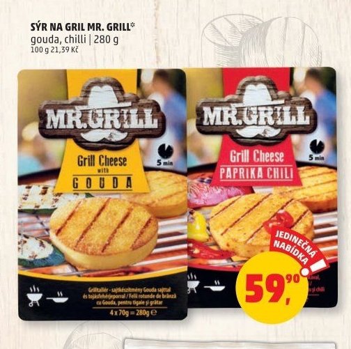 SÝR NA GRIL MR. GRILL