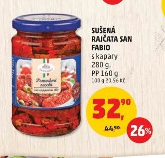 Sušená rajčata San Fabio 280 g