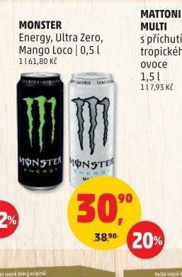 Monster Energy, Ultra Zero, Mango Loco