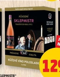 Původní sklepmistr růžové