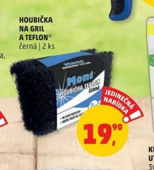 Houbička na gril a teflon Moni