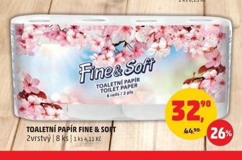 Toaletní papír Fine & Soft