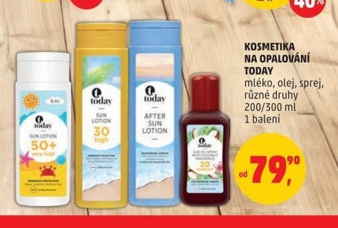 Kosmetika na opalování Today