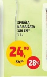 SPIRÁLA NA RAJČATA 180 CM