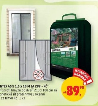 STÍNOVKA SUNTEX 45% 1,5 x 10 M