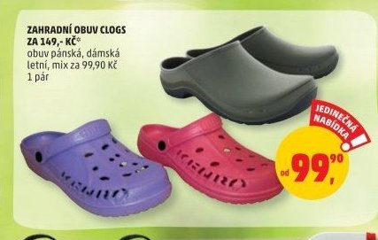 ZAHRADNÍ OBUV CLOGS