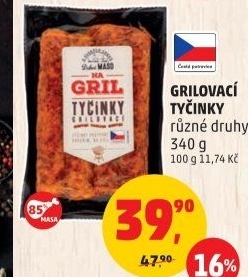 Grilovací tyčinky Na gril Penny