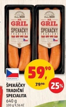 Tradiční špekáčky Na gril Penny