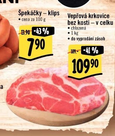 Vepřová krkovice bez kosti
