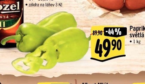 Paprika světlá