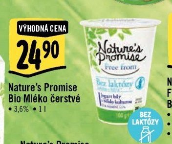 Nature's Promise Bio Mléko čerstvé