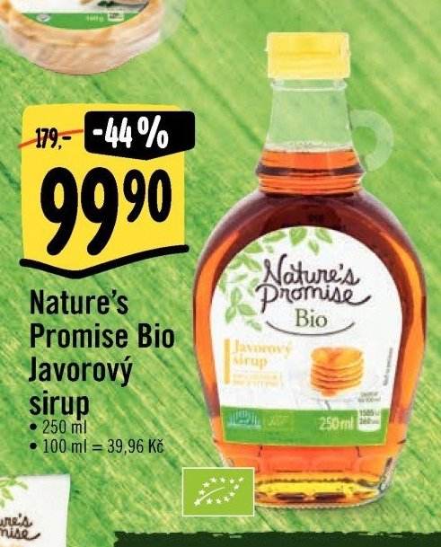 Nature's Promise Bio Javorový sirup