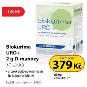 Doplněk stravy Blokurima URO+ Ona Pharm