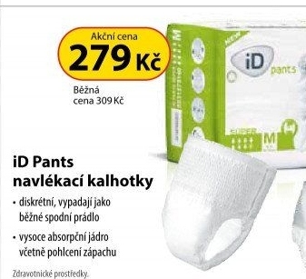 Inkontinenční kalhotky iD Pants