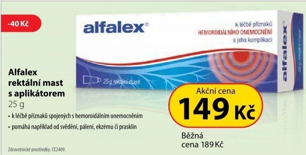 Mast na hemoroidy Alfalex