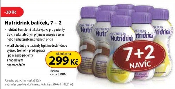 Proteinová výživa tekutá Nutridrink