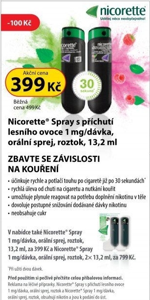 Sprej nikotinový Nicorette
