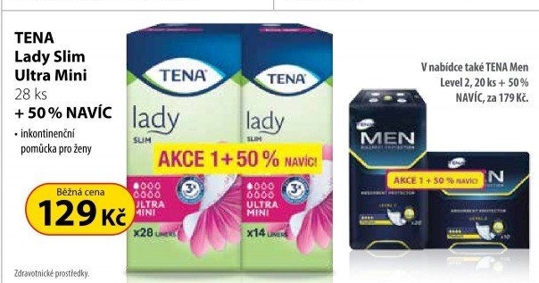 TENA Lady Slim Ultra Mini+50% ink.vlož 42ks 211482
